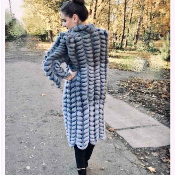 Unique Grey Sweater Cardigan - Picture 2 of 9